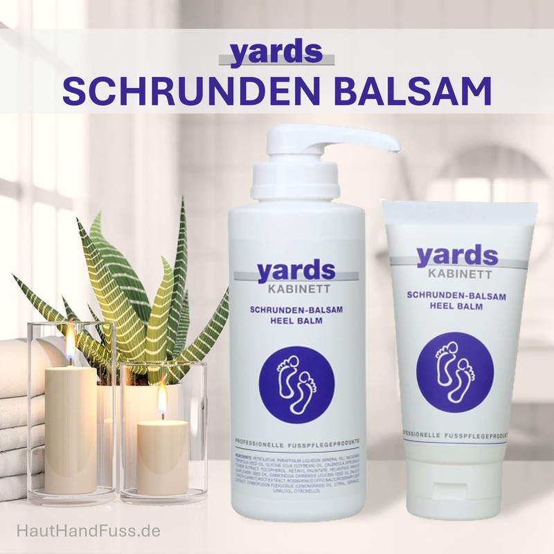 yards Schrunden-Balsam Tube – Intensivpflege für rissige Fersen, tiefe Schrunden und stark verhornte Hautstellen